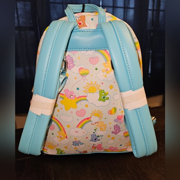 Loungefly Carebear 40th anniversary celebration backpack - Picture 4 of 6